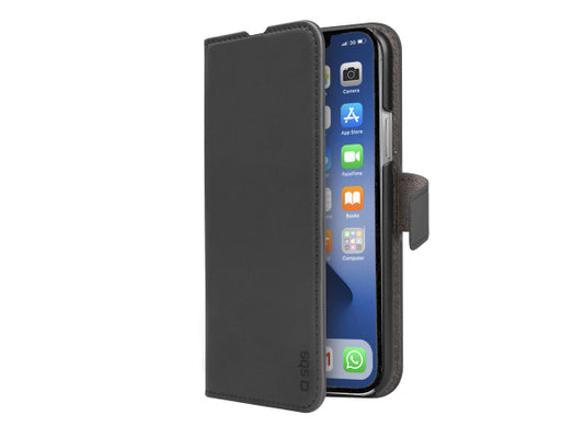 Kaufuniversum - SBS Book Case Wallet für iPhone 13 Pro mit Standfunktion