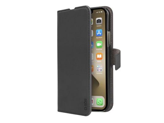 Kaufuniversum - SBS Book Case Wallet für iPhone 13 Pro Max mit Standfunktion