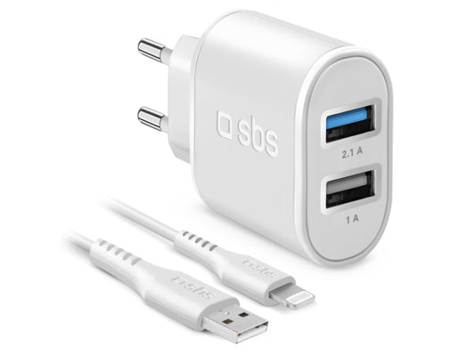 Kaufuniversum - SBS Kit Fast Charge mit Ladegerät und Lightning-Kabel