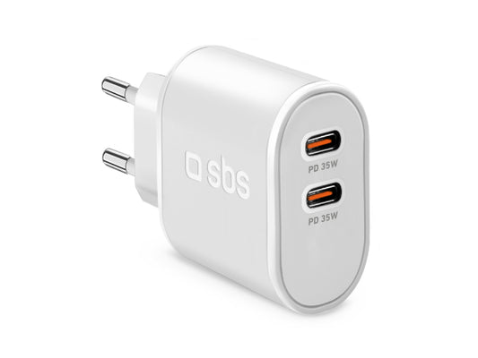 Kaufuniversum - SBS 35 W Power Delivery-Wandladegerät mit zwei USB-C-Ausgängen