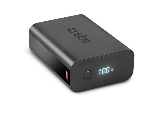 Kaufuniversum - SBS 20.000 mAh Multi-Port Powerbank – mit Power Delivery Technologie und LCD Display