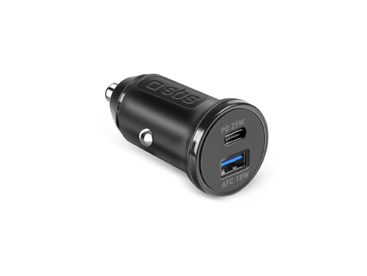 Kaufuniversum - SBS Ladegerät fürs Auto – 25 Watt ultraschnelles Laden mit Power Delivery (PD)