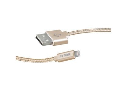 SBS Lade- und Datenübertragungskabel Apple Lightning - Gold Collection