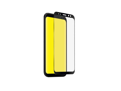 SBS Glas Displayschutz Full Cover für Samsung Galaxy A8 2018