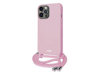 SBS Farbiges Riemen-Halsband-Cover für iPhone 13 Pro