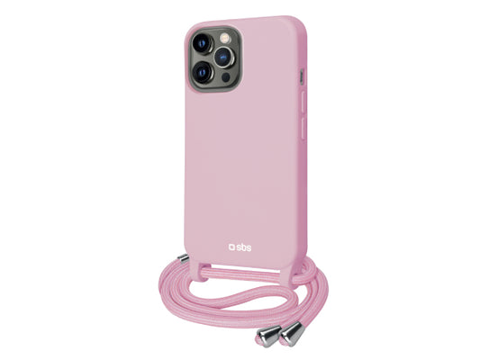 Kaufuniversum - SBS Farbiges Riemen-Halsband-Cover für iPhone 13 Pro