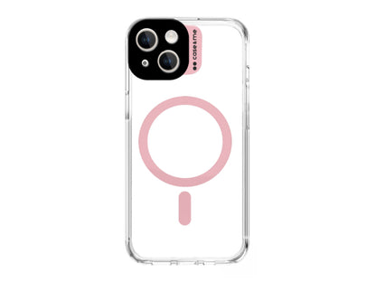 CASEME MagColor Case – transparente Hülle, kompatibel mit MagSafe-Aufladung für iPhone 15