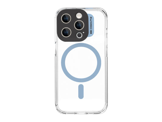 Kaufuniversum - CASEME Transparente Hülle, kompatibel mit MagSafe-Aufladung für iPhone 15 Pro