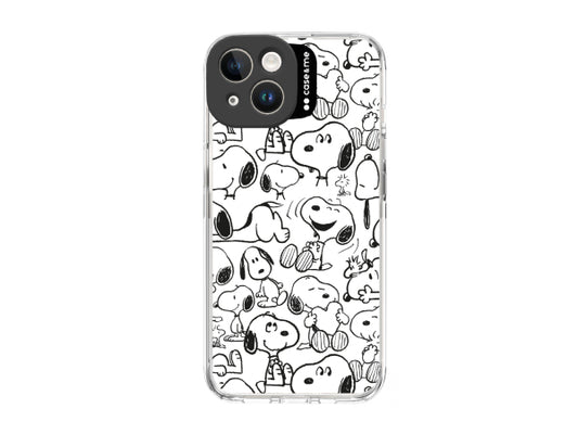 Kaufuniversum - CASEME Hülle mit Peanuts-Motiv und Objektivschutz für das iPhone 15