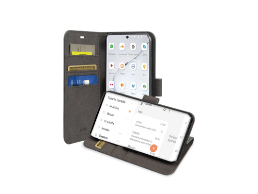 Kaufuniversum - SBS Book Case Wallet für Samsung Galaxy Note 10 mit Standfunktion