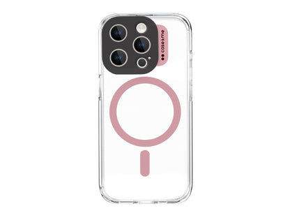 CASEME Transparente Hülle, kompatibel mit MagSafe-Aufladung für iPhone 15 Pro Max