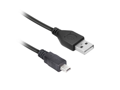 EKON Kabel mit USB Typ A Stecker und Mini-USB Stecker