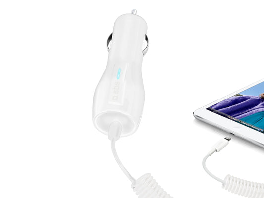 Kaufuniversum - SBS Akkuladegerät fürs Auto für iPad und iPhone mit Lightning-Stecker 2.1A