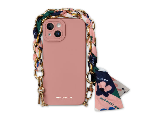 Kaufuniversum - CASEME Hülle für das iPhone 14 Plus mit Handgelenkkette und Foulard