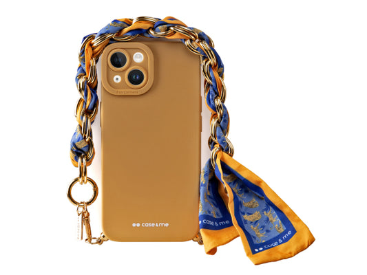 Kaufuniversum - CASEME Hülle für das iPhone 14 Plus mit Handgelenkkette und Foulard