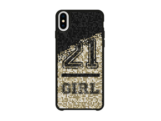 Kaufuniversum - SBS Jolie Handyhülle mit 21 Girl Motiv für iPhone XS/X