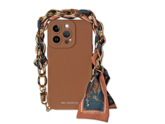 Kaufuniversum - CASEME Hülle für das iPhone 14 Pro Max mit Handgelenkkette und Foulard