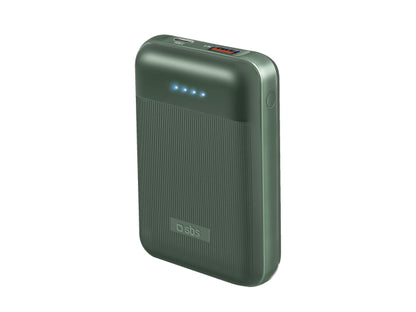 SBS Powerbank Power Delivery 20W bei 10.000 mAh, Soft Touch und gerändelte Oberfläche