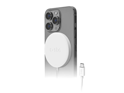 SBS Kabelloses Ladegerät für Android und iPhone 16/15/14/13/12