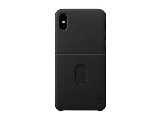Kaufuniversum - SBS Hartcover aus Echtleder für iPhone XS Max