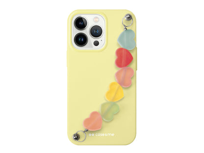 CASEME iPhone 13 Pro Hülle mit herzförmiger Kette