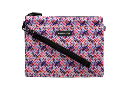 CASEME Handtasche mit Trageriemen und Reißverschluss