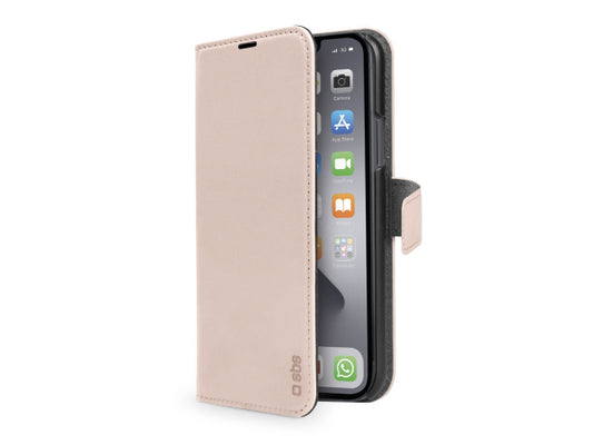 Kaufuniversum - SBS Book Case Wallet für iPhone 14/13 mit Standfunktion
