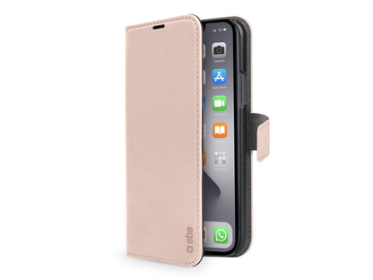 SBS Book Case Wallet für iPhone 13 Pro mit Standfunktion