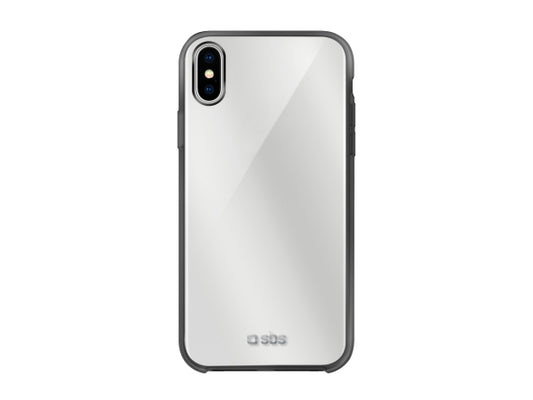Kaufuniversum - SBS Cover aus Aluminium und Hartglas für iPhone XS / X