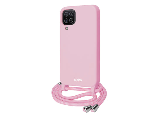 Kaufuniversum - SBS Farbiges Riemen-Halsband-Cover für Samsung Galaxy A12