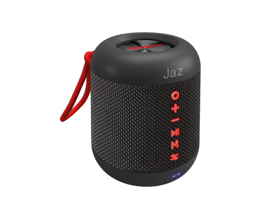 Kaufuniversum - JAZ TWS-5W-IPX5 Wireless-Lautsprecher mit Handschlaufe, integrierten Bedienelementen und AUX-Eingang