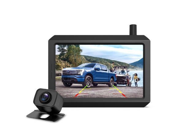 Kaufuniversum - AutoVox HD-Rückfahrkamerasystem 5" Digital Wireless 12/24V