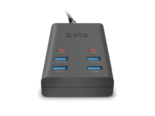 Kaufuniversum - SBS Ladestation mit 4 USB-A- und 2 USB-C-Ports