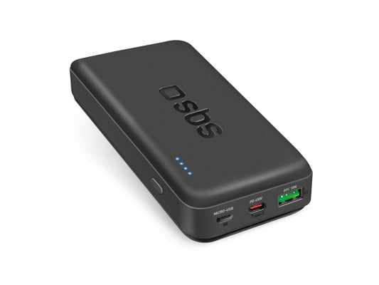 Kaufuniversum - SBS Powerbank mit 20&nbsp;000 mAh und Power Delivery 45&nbsp;W