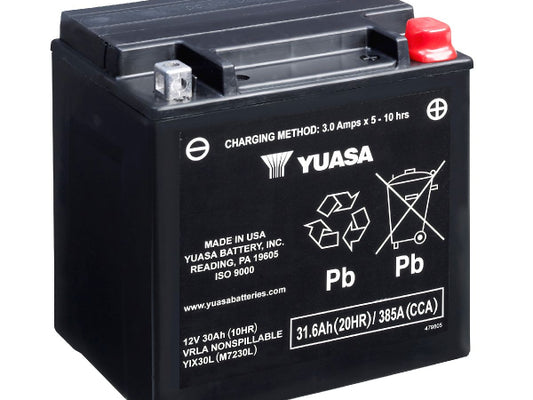 Kaufuniversum - YUASA AGM 12V/31.6Ah/400A LxBxH: 166 // 126 // 175 // S:0