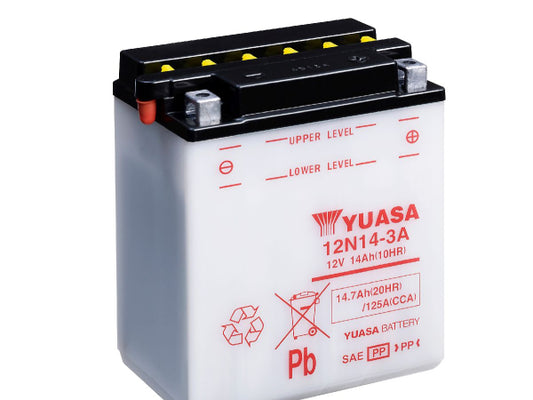 Kaufuniversum - YUASA Conventional 12V/15Ah/125A LxBxH: 134 // 89 // 166 // S:0
