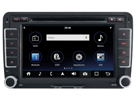 Kaufuniversum - Phonocar Mediastation 7" DVD, DAB+ inkl. Navi Europa Custom Fit Volkswagen