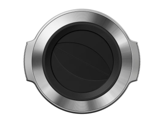 OM System Olympus LC-37C silver automatic lens cap