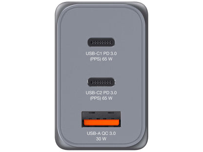 Verbatim GaN 3 Port Charger 65W