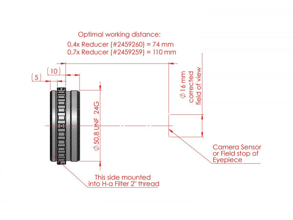 Kaufuniversum - Baader 2" Solar-Telekompressor 0.7x