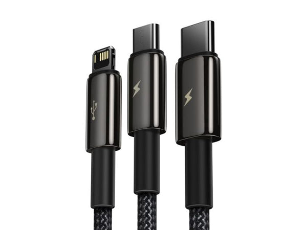 Kaufuniversum - Baseus USB-A 3-in-1 Cable 1.5m Black