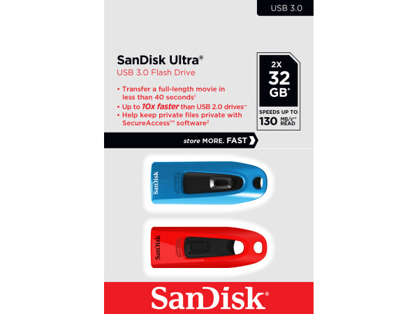 Kaufuniversum - Sandisk Ultra USB 3.0 130MB/s 32GB Duo