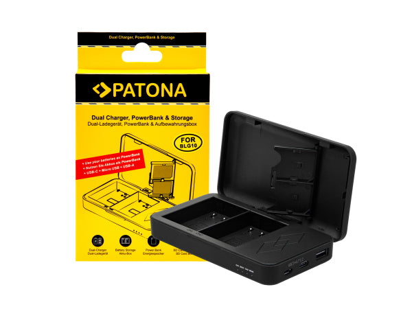 Kaufuniversum - Patona Dual Ladegerät BLG10 Powerbank