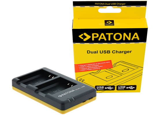 Patona Ladegerät Dual USB Canon LP-E10