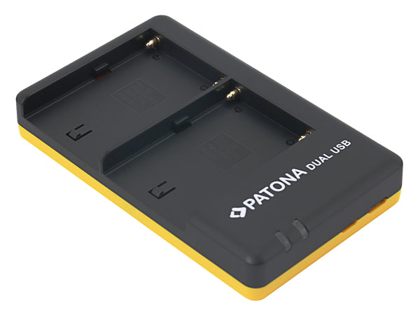 Kaufuniversum - Patona Ladegerät Dual USB Sony NP-FM500H