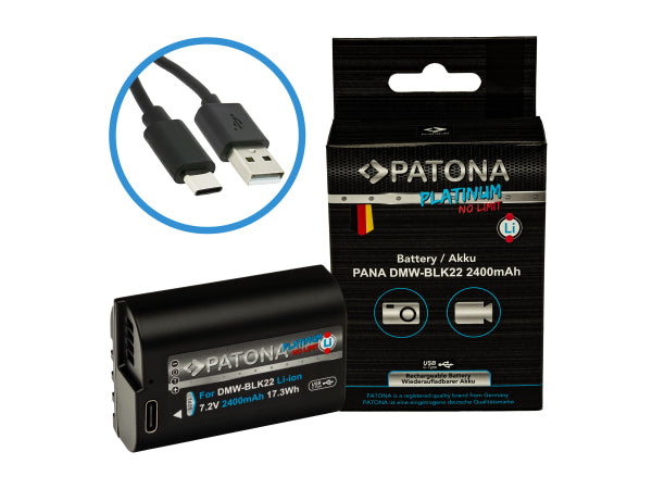 Kaufuniversum - Patona Platinum USB-C Panasonic BLK22