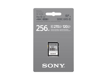 Sony SF-E SDXC 256GB UHS-II 270MBs