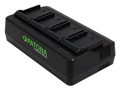 Patona 4-Port Ladegerät Canon LP-E6