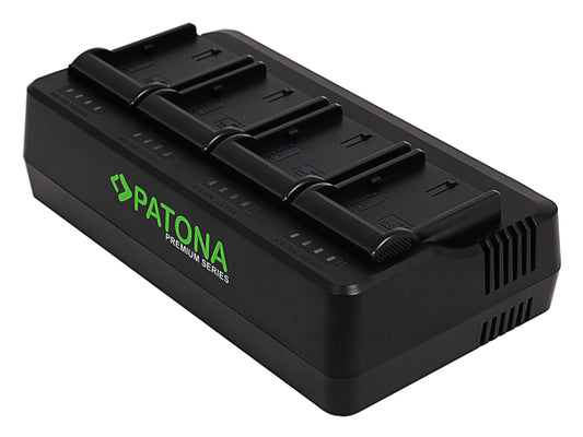 Patona 4-Port Ladegerät Canon LP-E6