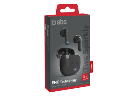 SBS TWS-Ohrhörer mit Ladecase und HD-Mikrofon